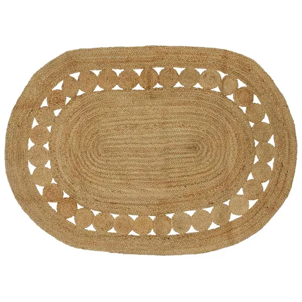 Tapis de surface Naturel 122 x 183 cm Jute