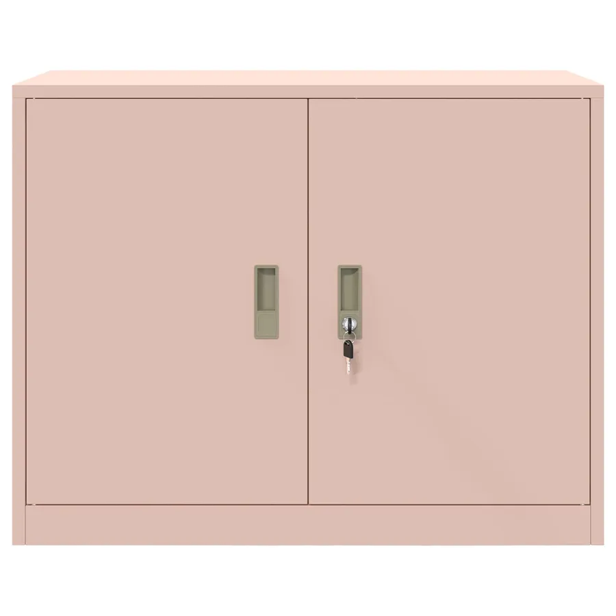 Armoire de rangement Rose 90 x 40 x 70 cm Acier - 6