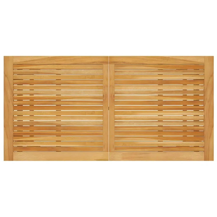 Ensemble à manger de jardin 5 pcs Noir - 10