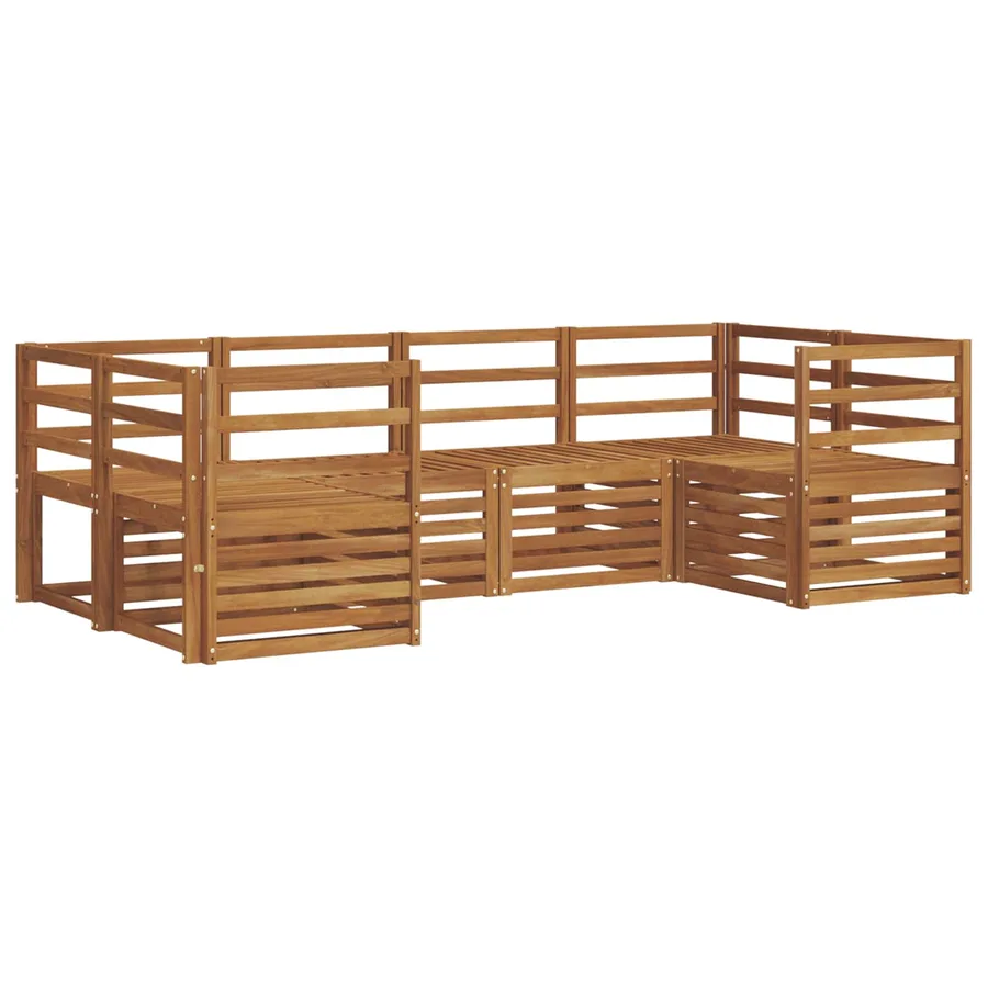 Ensemble de canapé d'angle 6 pcs Naturel - 2