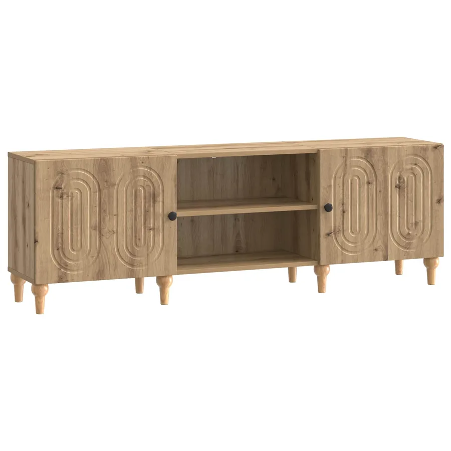 Meuble TV 150 x 31 x 50 cm Chêne artisanal Bois d'ingénierie - 2