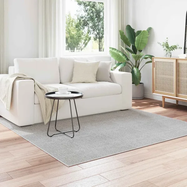 Tapis de surface Carré LUGO Crème 200 x 200 cm Polyester