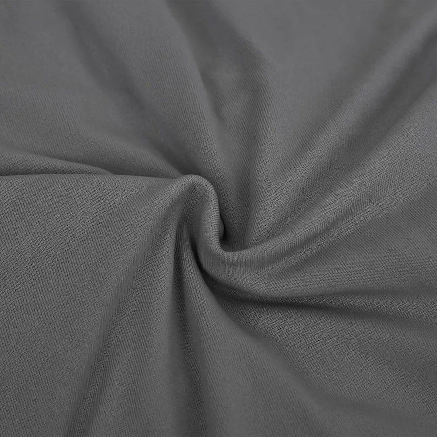 Housse extensible de canapé 2places Anthracite Jersey polyester - 4