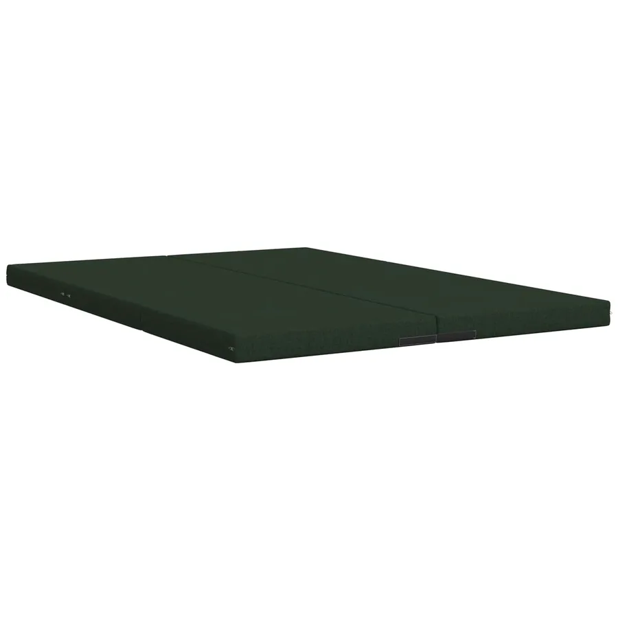 Canapé-lit pliable 140 x 67 x 45 cm Vert foncé - 3