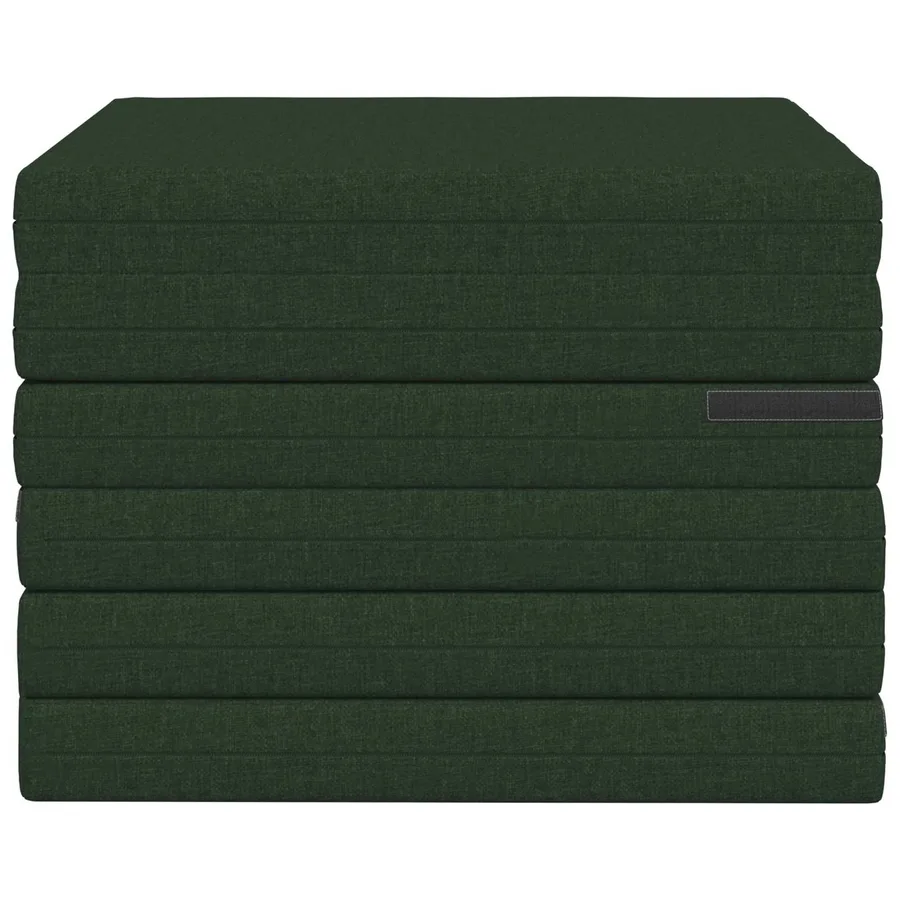 Canapé-lit pliable 140 x 67 x 45 cm Vert foncé - 5