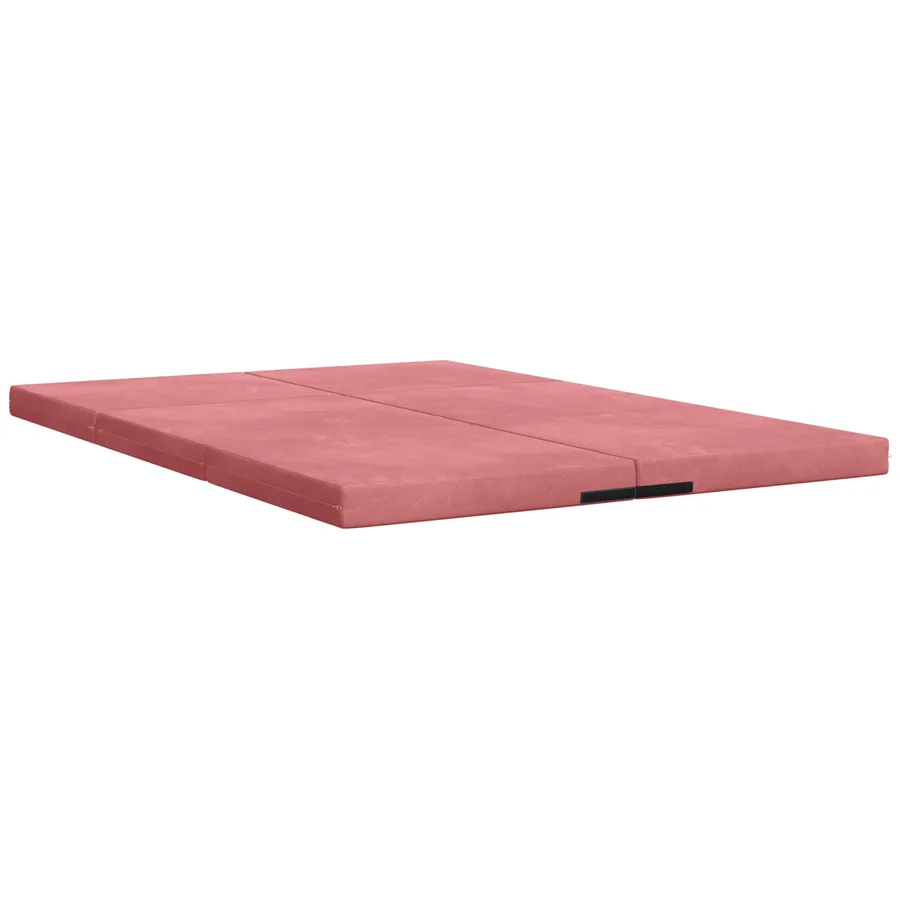 Canapé-lit pliable 140 x 67 x 45 cm Rose - 3
