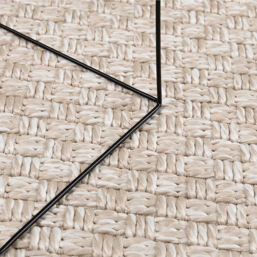 Tapis de surface Rectangulaire FARO Crème 170 x 120 cm - 5