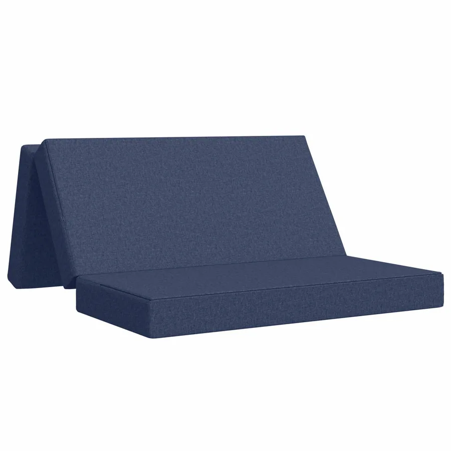 Canapé-lit pliable 140 x 67 x 45 cm Bleu - 2