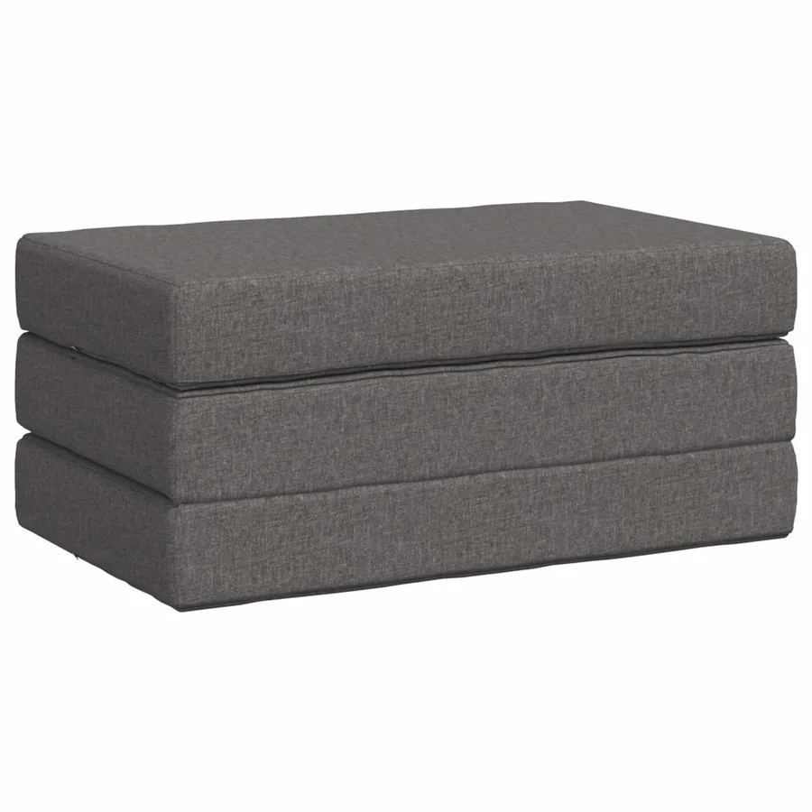 Canapé-lit pliable 100 x 67 x 45 cm Gris clair - 3