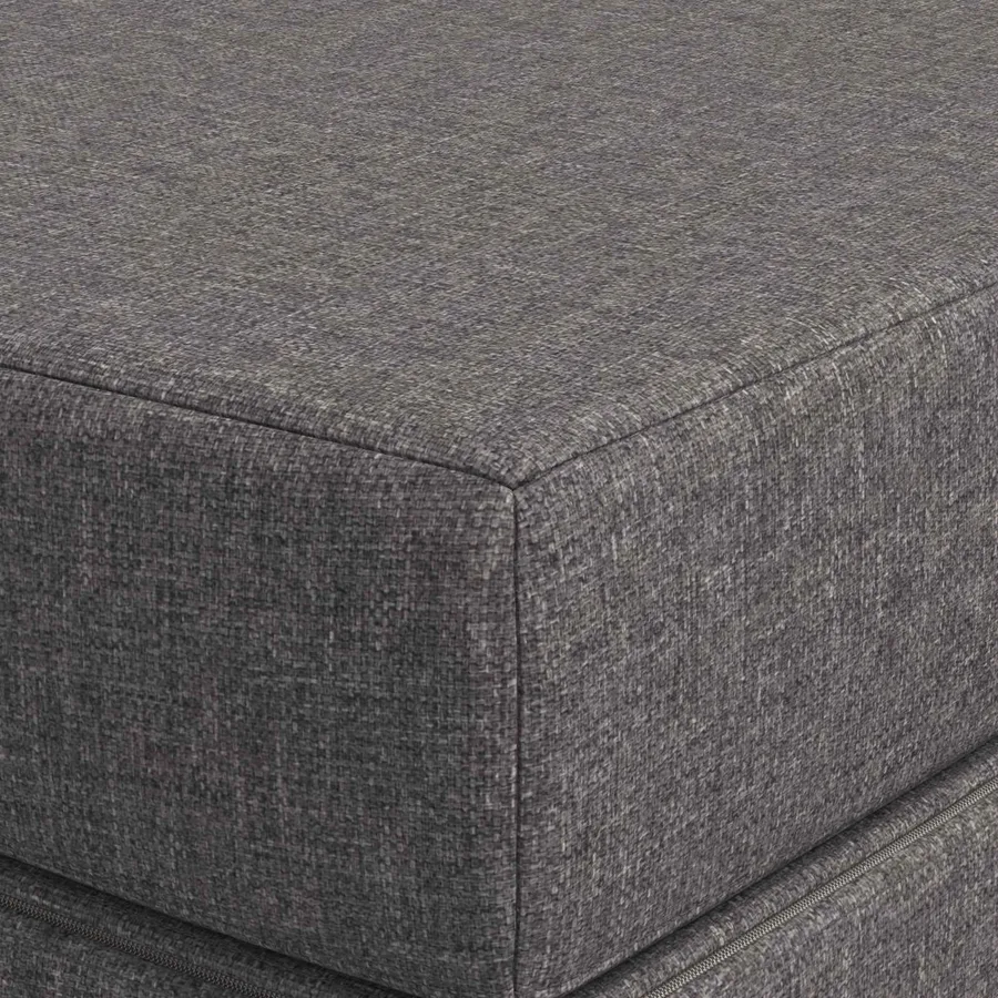 Canapé-lit pliable 100 x 67 x 45 cm Gris clair - 6