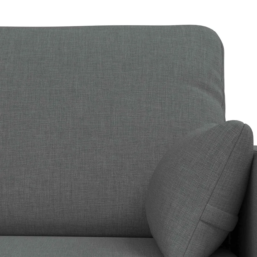 Ensemble de Canapés 2 pcs Gris foncé 158 x 78 x 80 cm tissu - 6