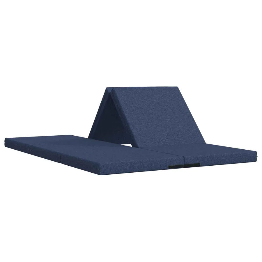 Canapé-lit pliable 140 x 67 x 45 cm Bleu - 2