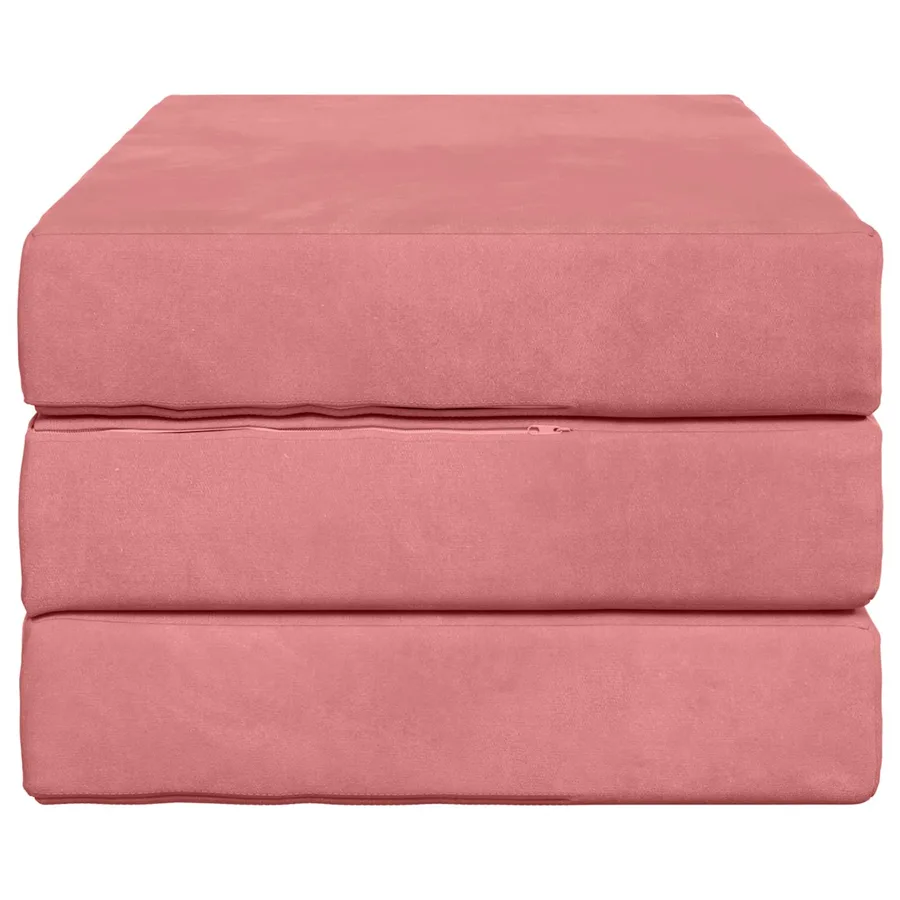 Canapé-lit pliable 80 x 67 x 45 cm Rose - 4