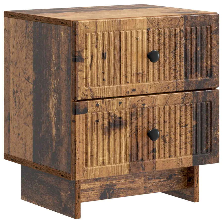 Cabinet de chevet 2 pcs Bois ancien 43 x 34,5 x 47,5 cm - 5