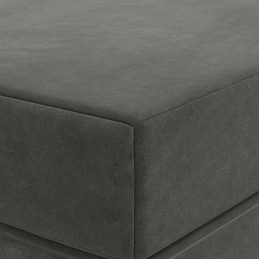 Canapé-lit pliable 80 x 67 x 45 cm Gris foncé - 6