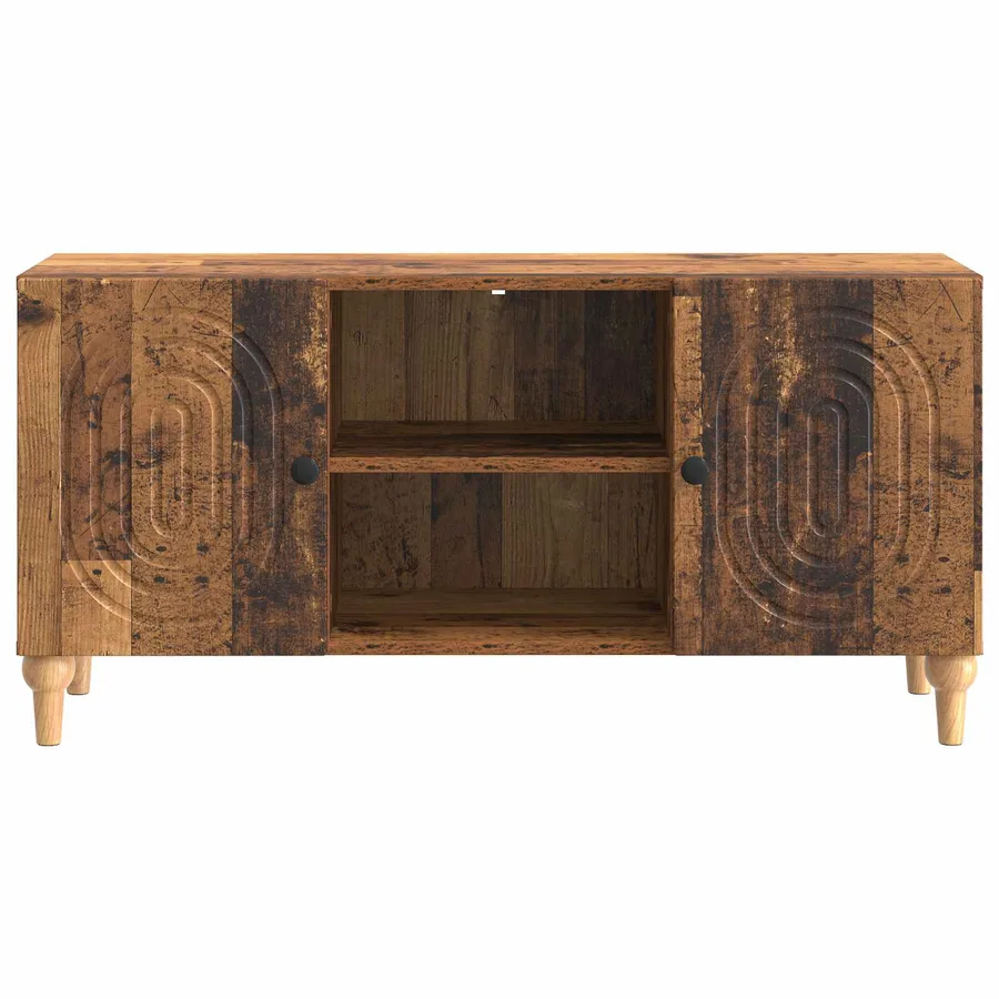Meuble TV Bois ancien 102 x 34,5 x 50 cm Bois d'ingénierie - 6