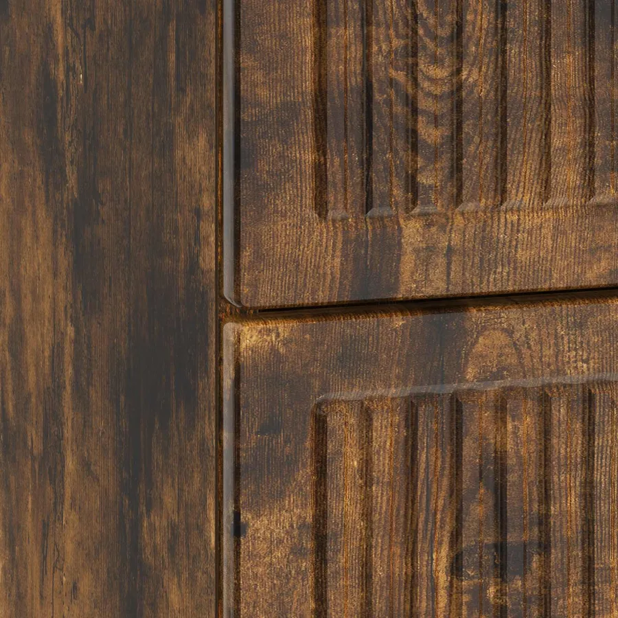 Cabinet de chevet 2 pcs Chêne fumé 43 x 34,5 x 47,5 cm - 10