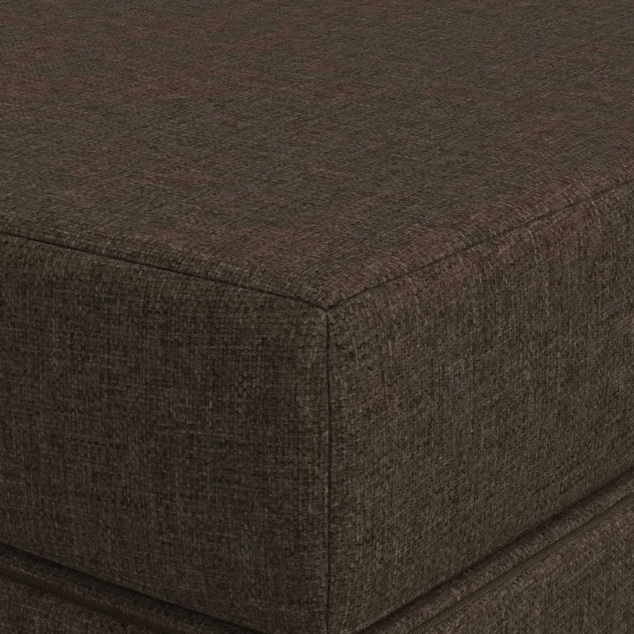 Canapé-lit pliable 120 x 67 x 45 cm Taupe - 6