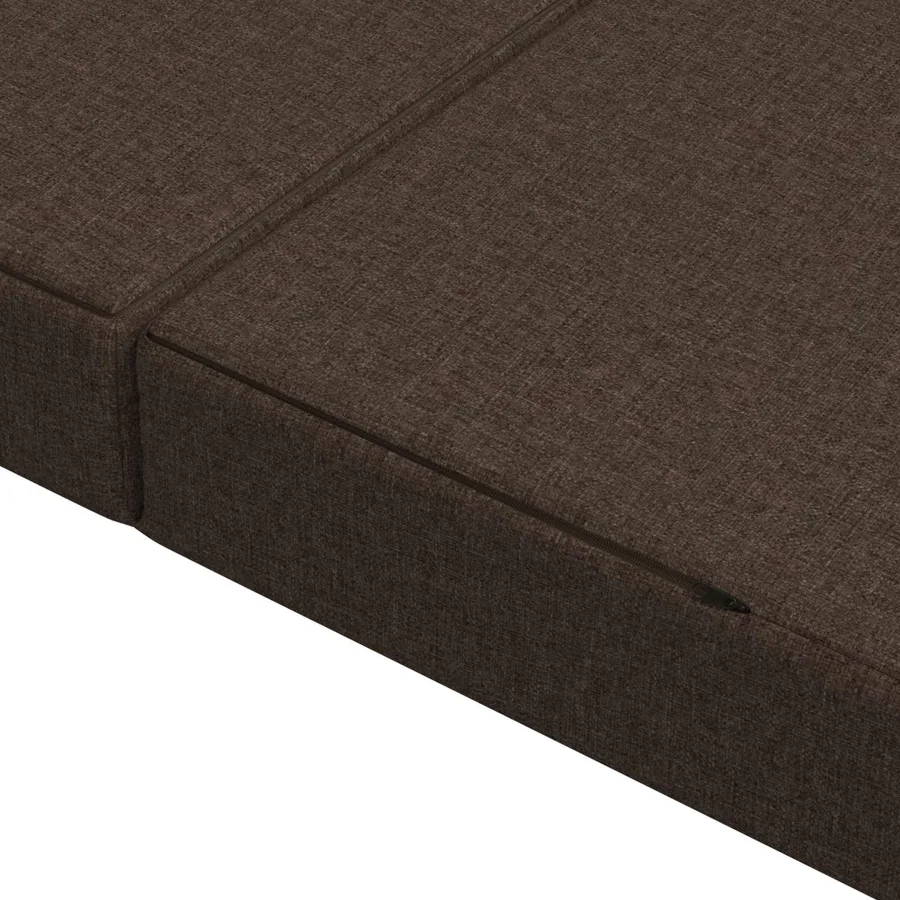 Canapé-lit pliable 120 x 67 x 45 cm Taupe - 7