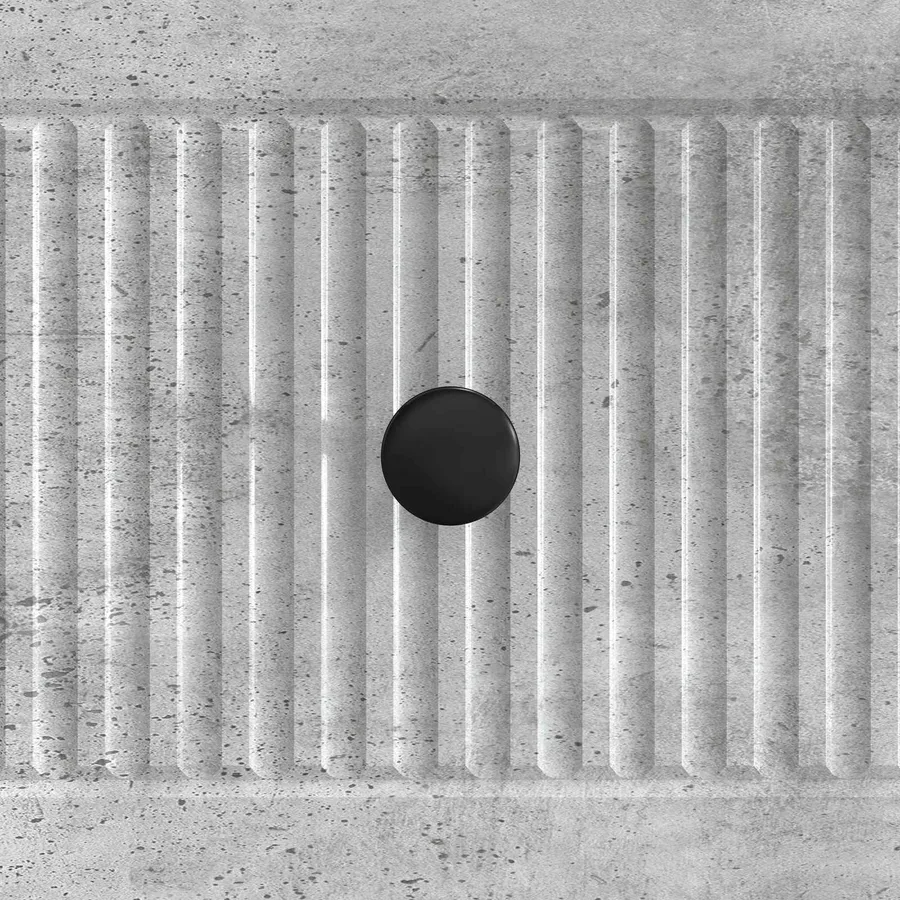 Meuble TV Gris béton 102 x 34,5 x 50 cm Bois d'ingénierie - 8