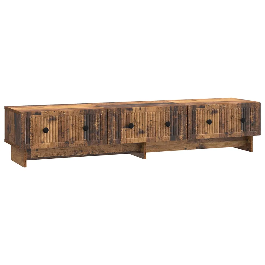 Meuble TV Bois ancien 147 x 34,5 x 30 cm Bois d'ingénierie - 2