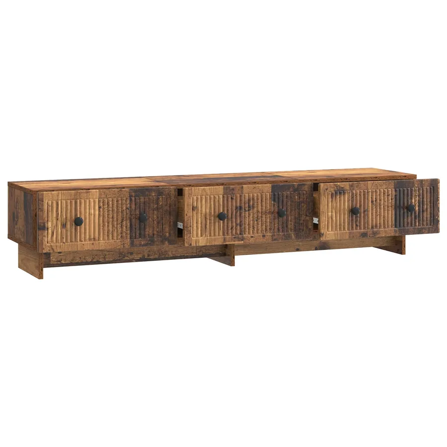 Meuble TV Bois ancien 147 x 34,5 x 30 cm Bois d'ingénierie - 5