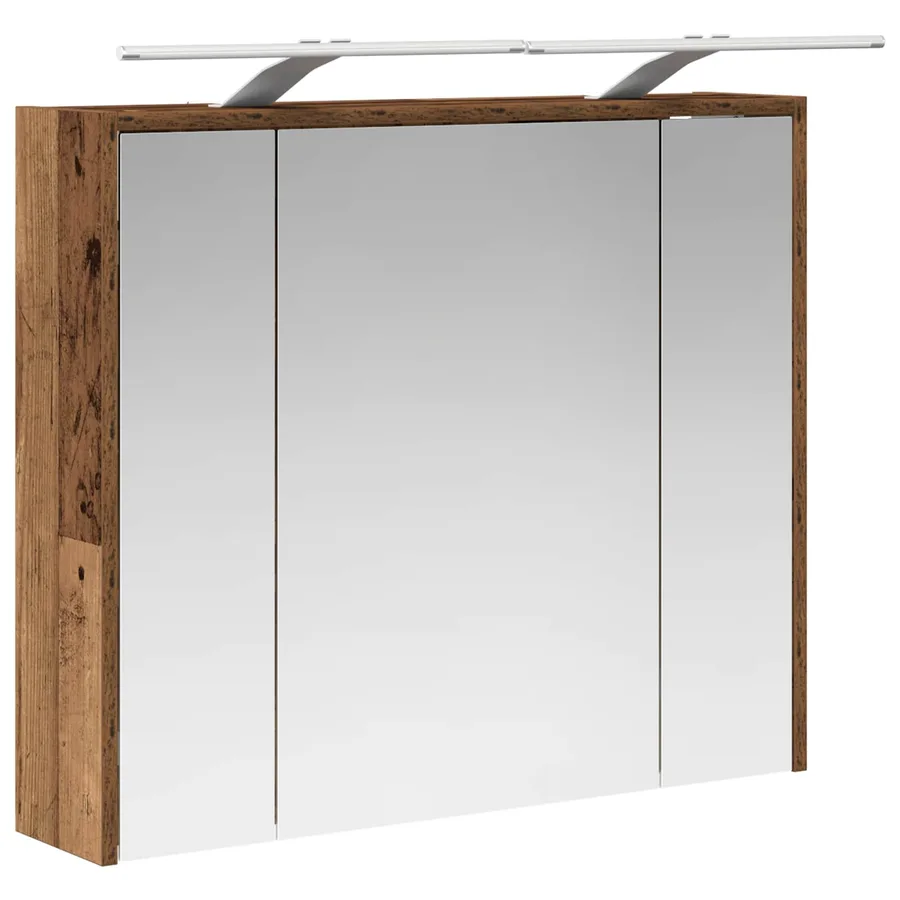 Armoire Miroir de Salle de Bain Bois ancien 73,5 x 16 x 62,5 cm - 5
