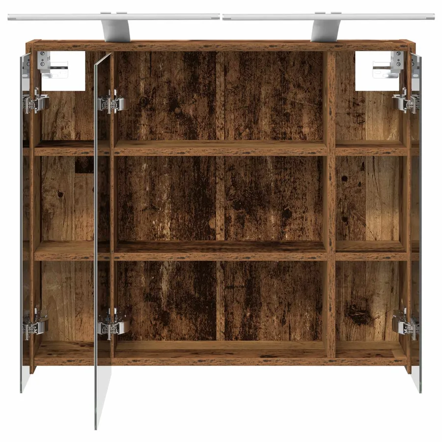 Armoire Miroir de Salle de Bain Bois ancien 73,5 x 16 x 62,5 cm - 7