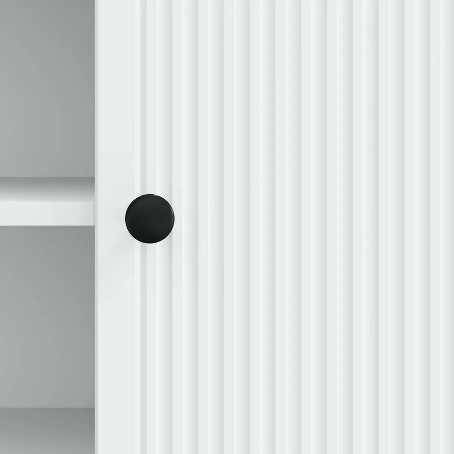 Meuble TV Blanc 150 x 31 x 50 cm Bois d’ingénierie - 10