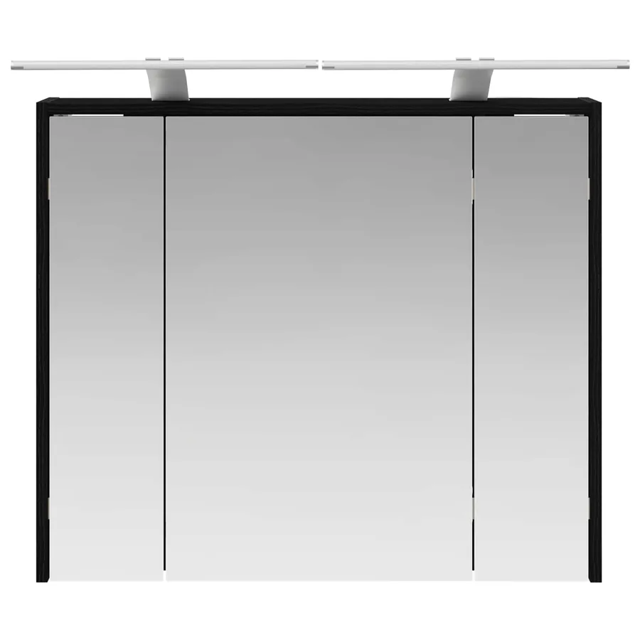 Armoire Miroir de Salle de Bain Chêne noir 73,5 x 16 x 62,5 cm - 6