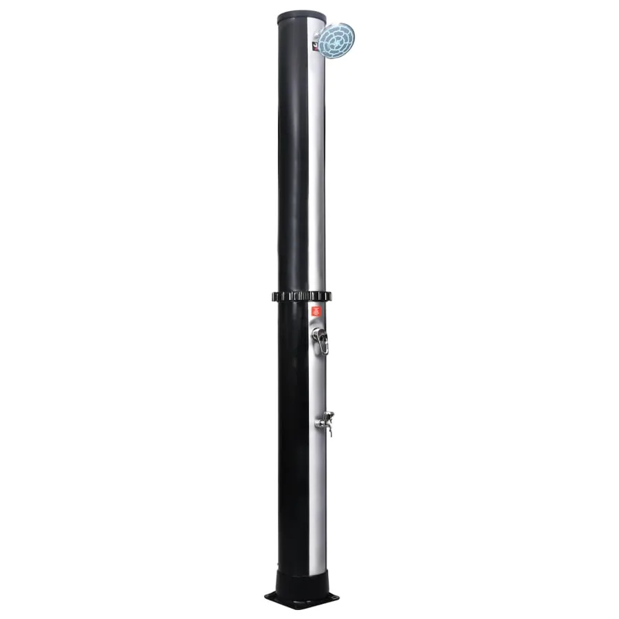 Douche solaire d'extérieur avec pomme de douche et robinet 40 L - 2