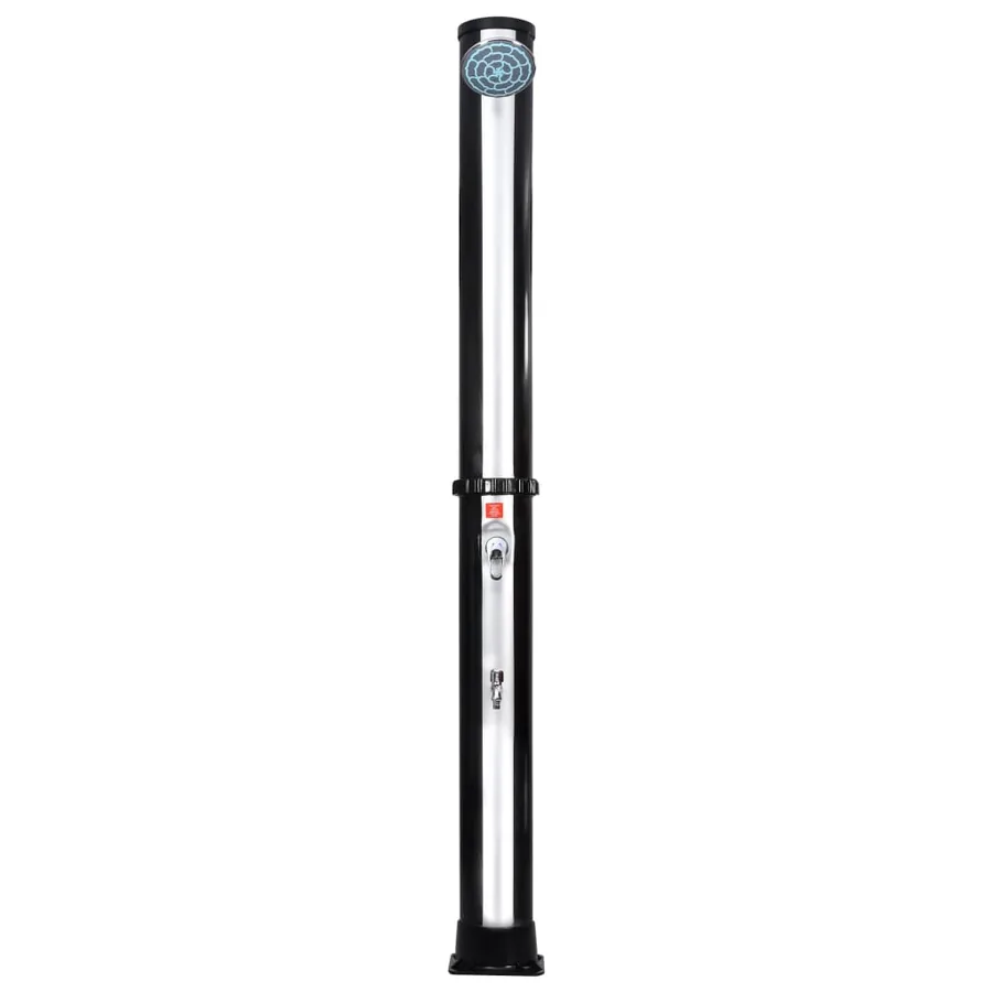Douche solaire d'extérieur avec pomme de douche et robinet 40 L - 4