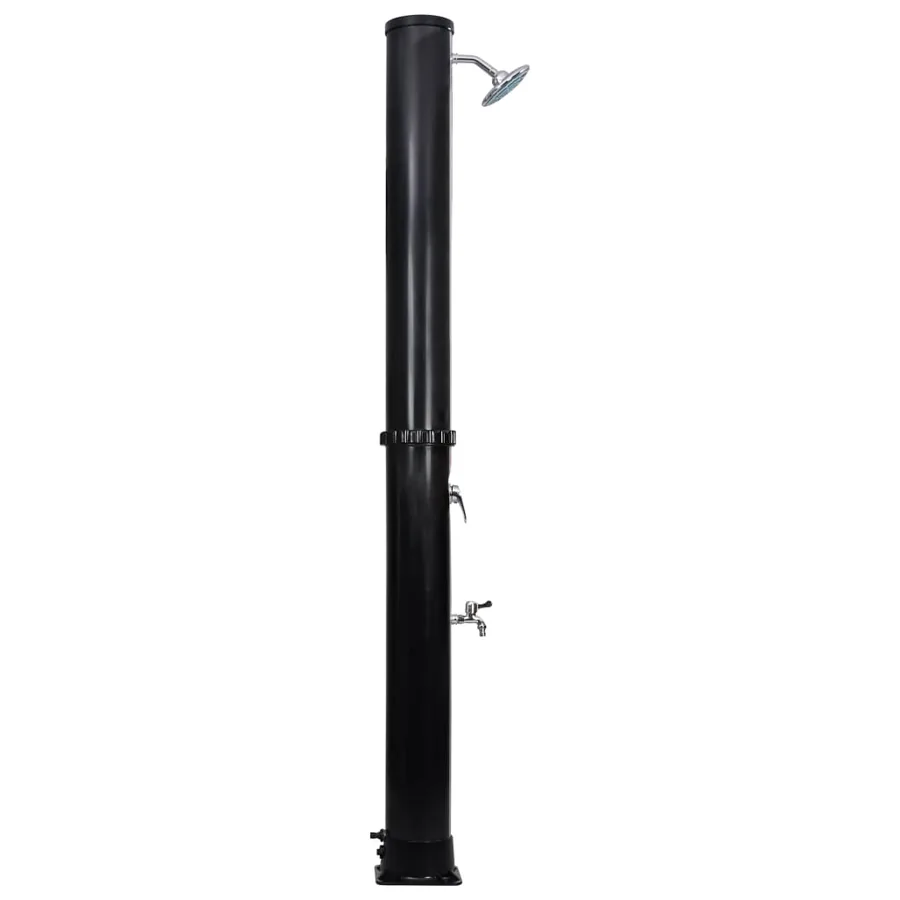 Douche solaire d'extérieur avec pomme de douche et robinet 40 L - 5