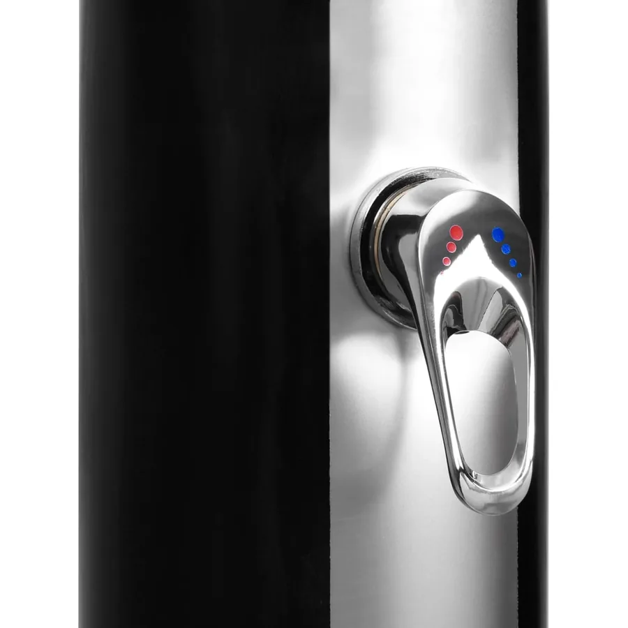 Douche solaire d'extérieur avec pomme de douche et robinet 40 L - 7