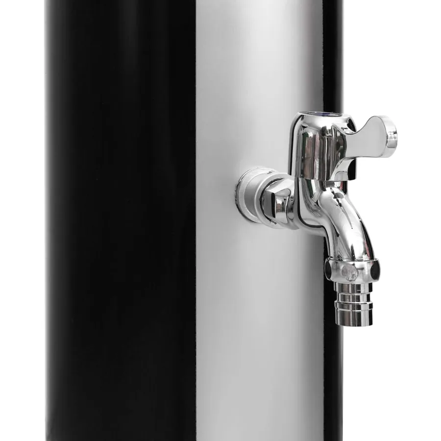 Douche solaire d'extérieur avec pomme de douche et robinet 40 L - 8