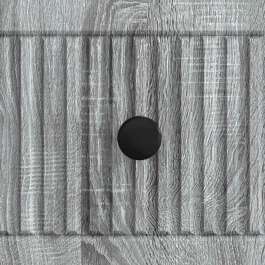 Meuble TV Sonoma gris 147 x 34,5 x 30 cm Bois d'ingénierie - 8