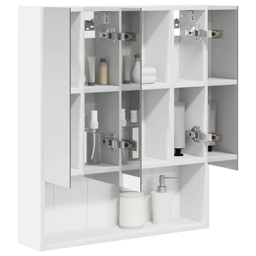 Armoire Miroir de Salle de Bain Blanc 60 x 14.5 x 70 cm - 3