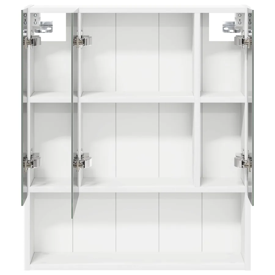 Armoire Miroir de Salle de Bain Blanc 60 x 14.5 x 70 cm - 6