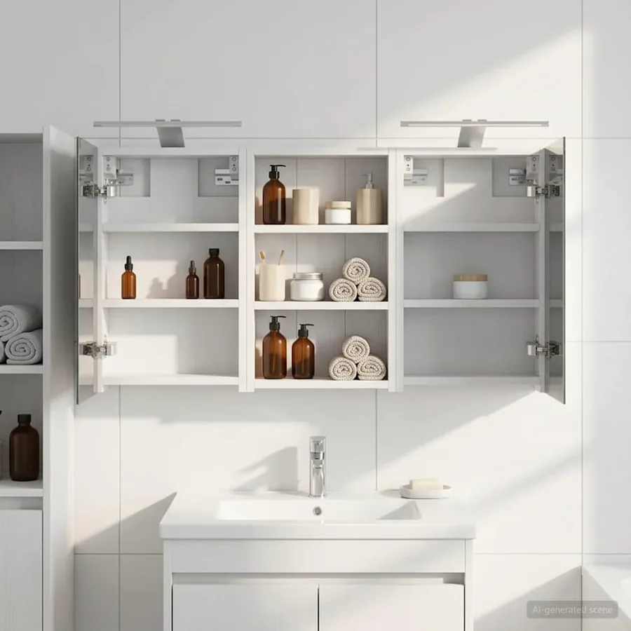Ensemble de Meubles de Salle de Bain 3 pcs 90 x 10,5 x 50 cm