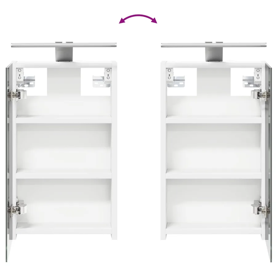 Ensemble de Meubles de Salle de Bain 3 pcs 90 x 10,5 x 50 cm - 12
