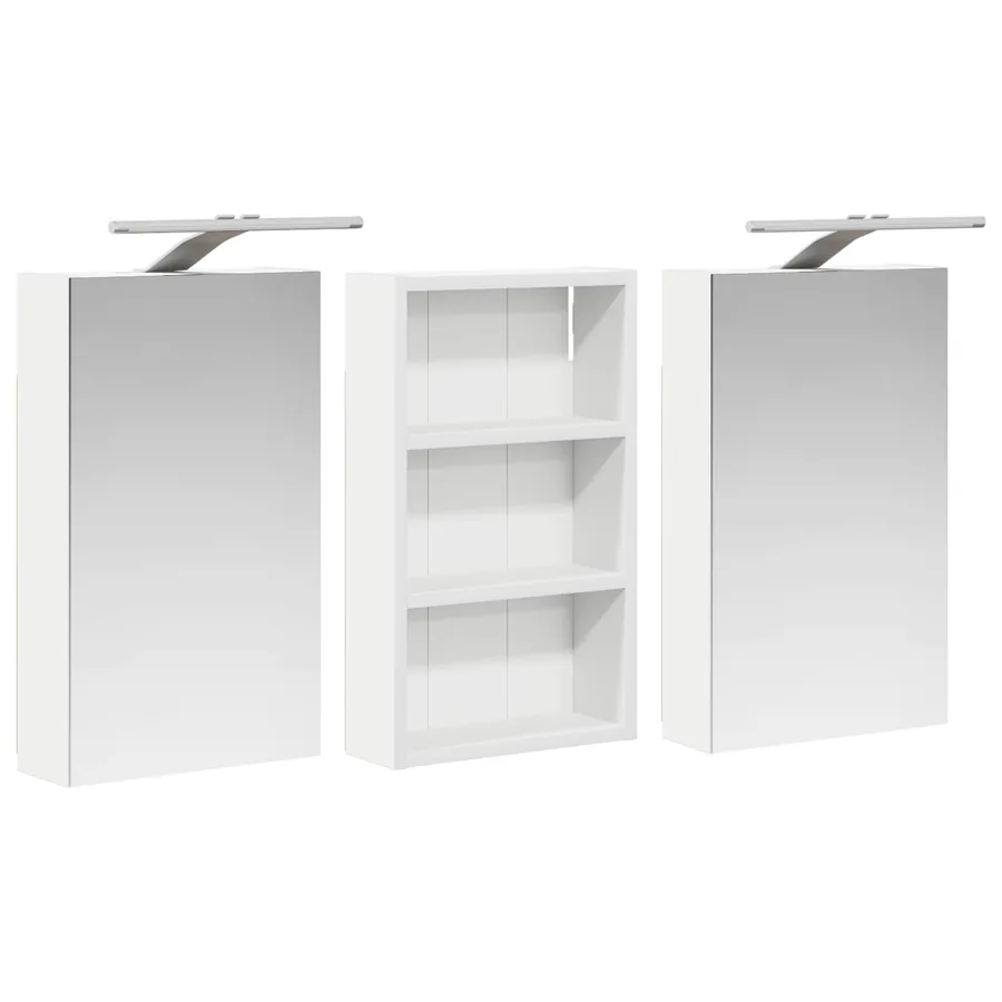 Ensemble de Meubles de Salle de Bain 3 pcs 90 x 10,5 x 50 cm - 5