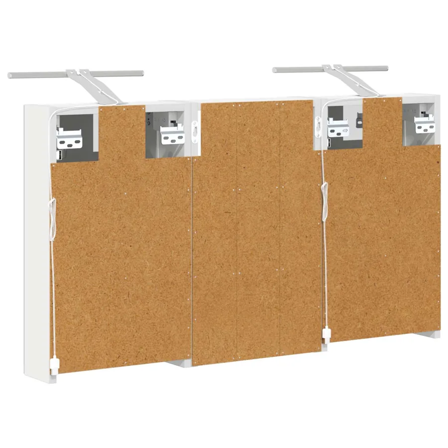 Ensemble de Meubles de Salle de Bain 3 pcs 90 x 10,5 x 50 cm - 9