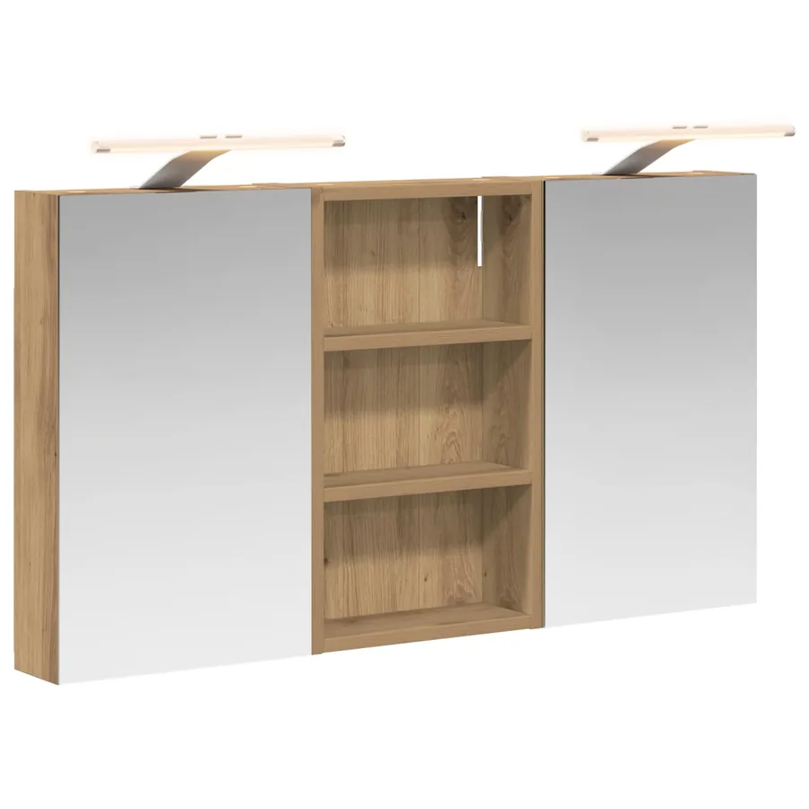 Ensemble de Meubles de Salle de Bain 3 pc 90 x 10,5 x 50 cm - 2