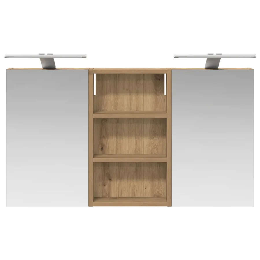 Ensemble de Meubles de Salle de Bain 3 pc 90 x 10,5 x 50 cm - 6