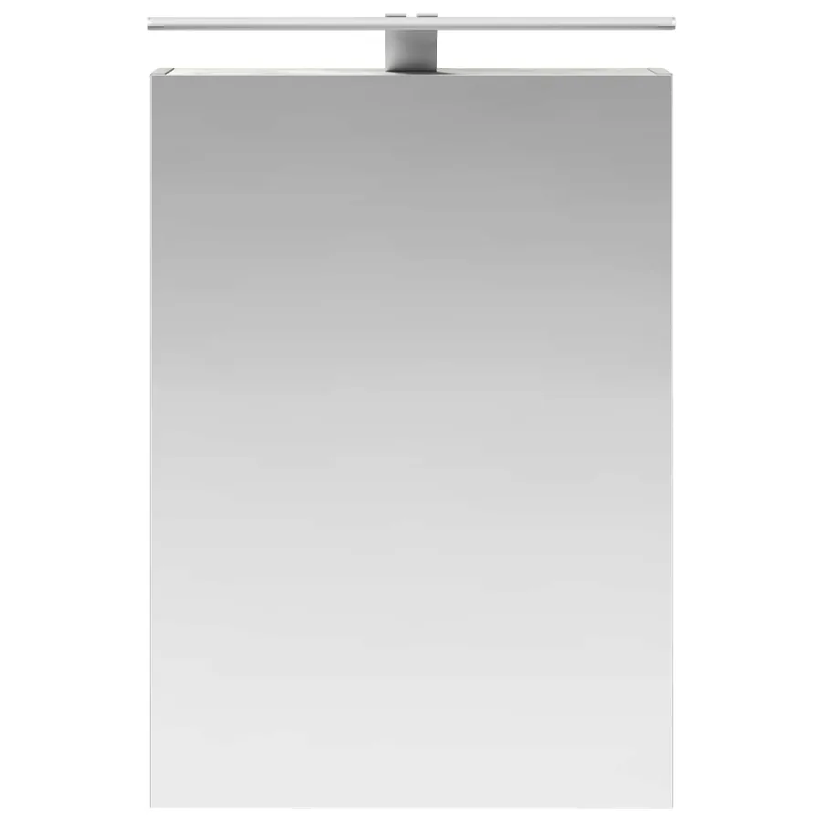 Armoire Miroir de Salle de Bain Gris béton 50 x 14,5 x 70 cm - 6