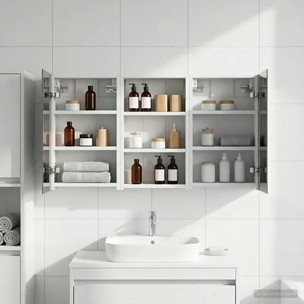 Ensemble de Meubles de Salle de Bain 3 pcs 90 x 10,5 x 50 cm