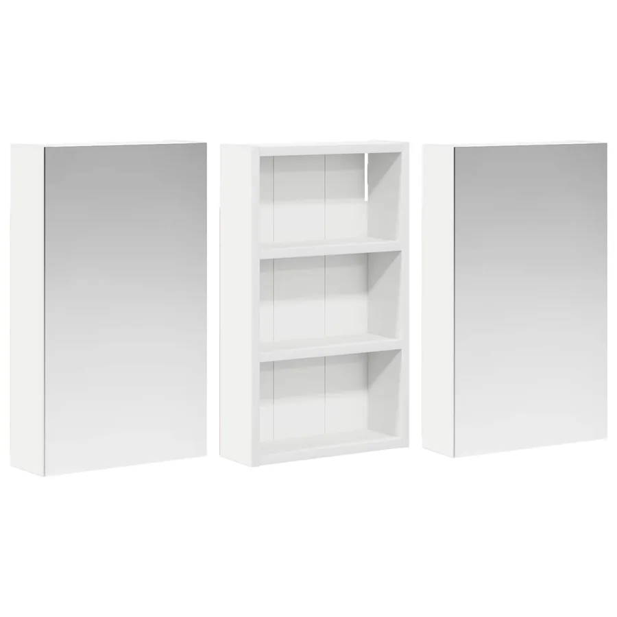 Ensemble de Meubles de Salle de Bain 3 pcs 90 x 10,5 x 50 cm - 5