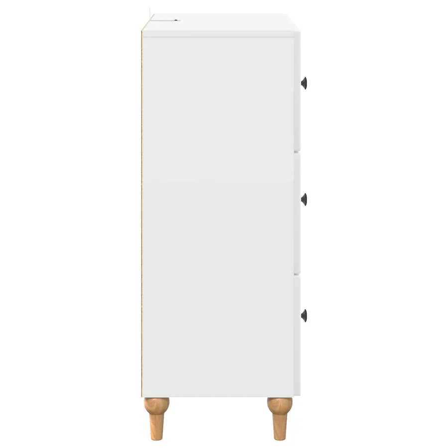 Armoire à tiroirs Blanc 66 x 34,5 x 90 cm Bois d'ingénierie - 7