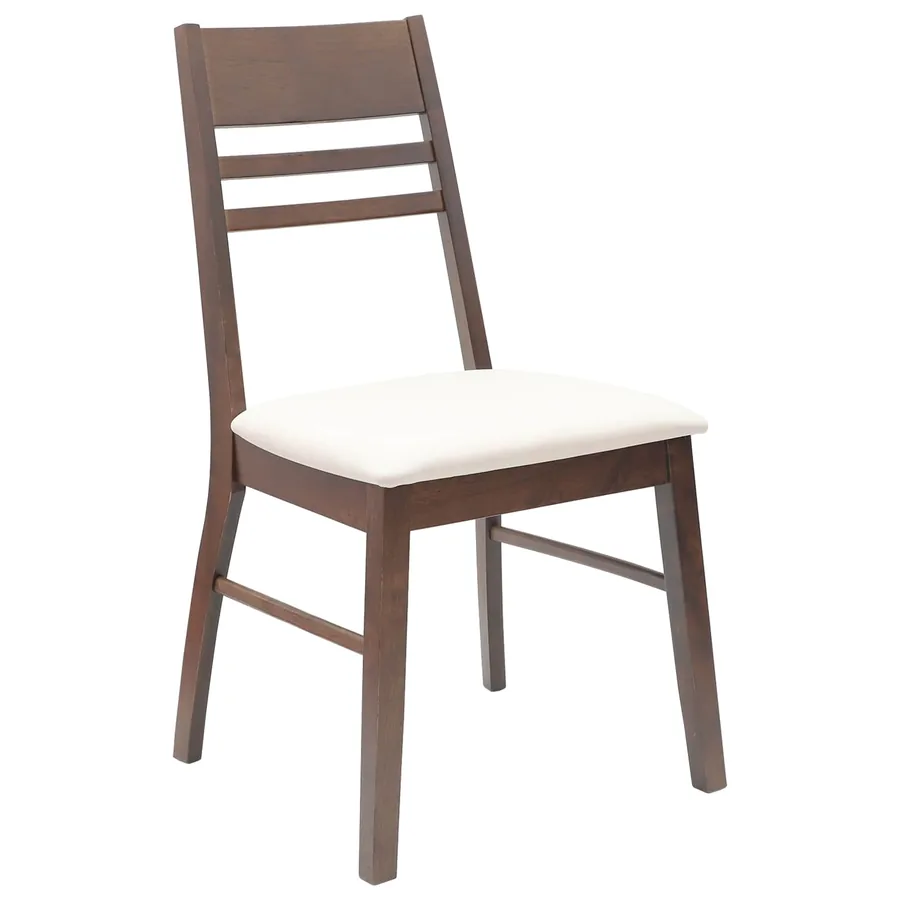 Chaises de salle à manger 2 pcs Marron Clair 43 x 54 x 89 cm - 4