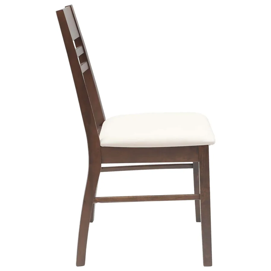 Chaises de salle à manger 2 pcs Marron Clair 43 x 54 x 89 cm - 6